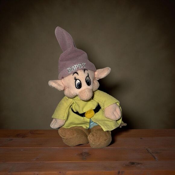 Vintage Exclusive Walt Disney World Dopey Bean Bag Plush Stuffed Plush P1 - Picture 1 of 7